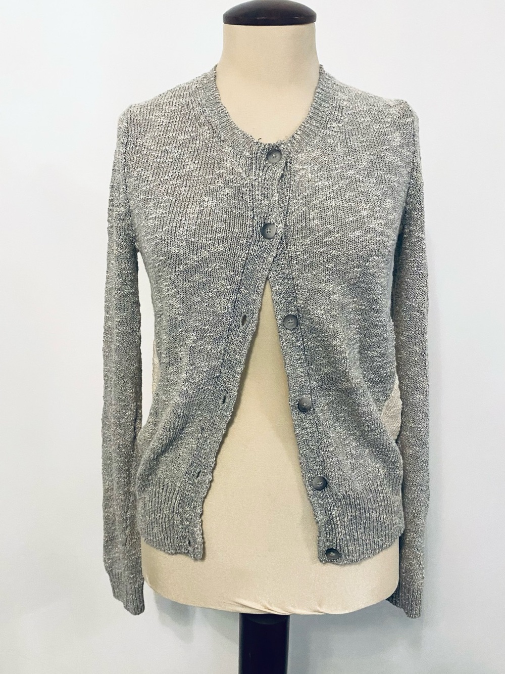 Theory two color knit cardigan